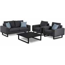 Maze Ethos 4 Seater Outdoor Sofa Set - Charcoal