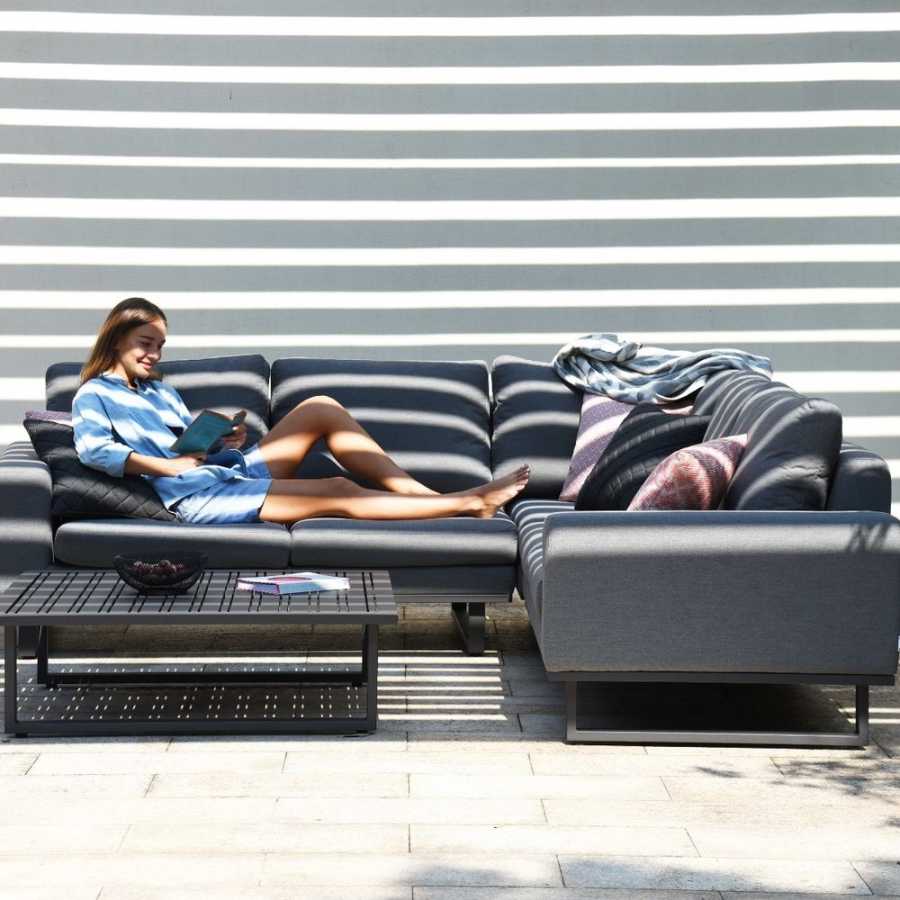 Maze Ethos 5 Seater Outdoor Corner Sofa Set - Flanelle