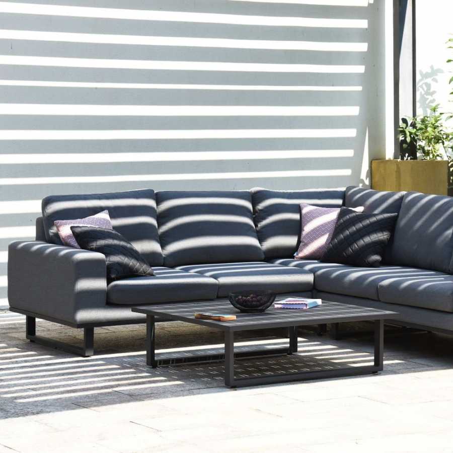 Maze Ethos 5 Seater Outdoor Corner Sofa Set - Flanelle