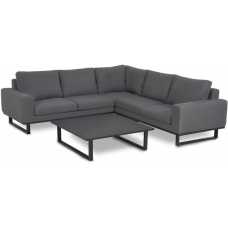 Maze Ethos 5 Seater Outdoor Corner Sofa Set - Flanelle