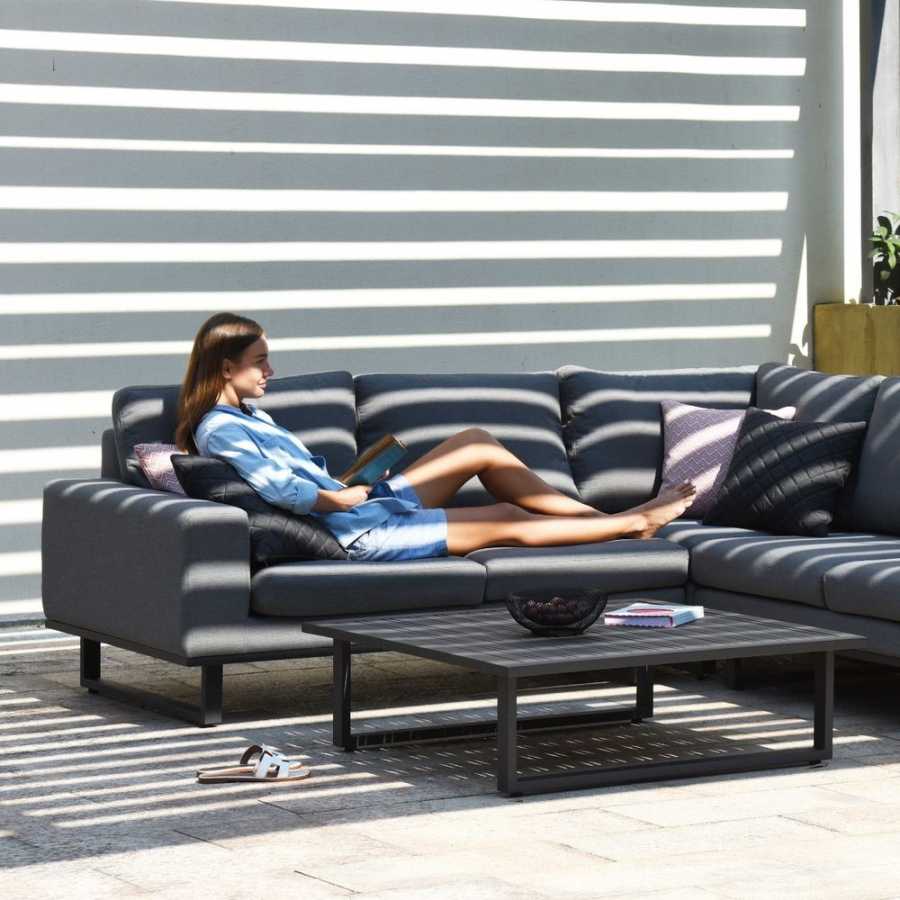 Maze Ethos 5 Seater Outdoor Corner Sofa Set - Flanelle