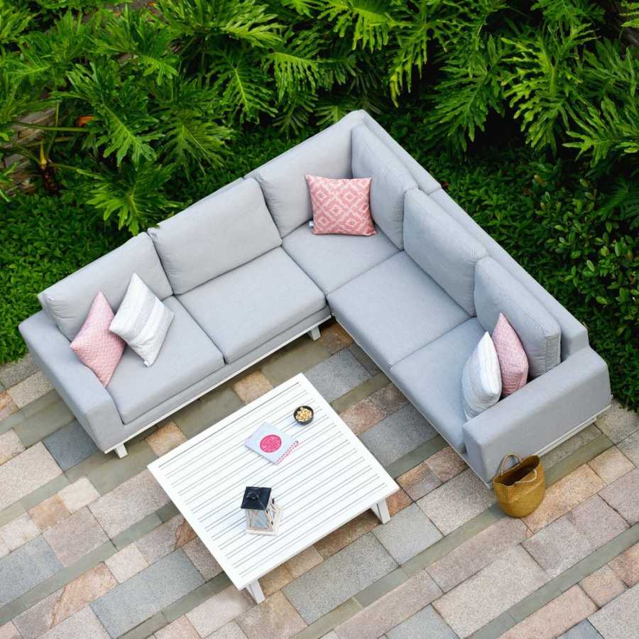 Maze Ethos 5 Seater Outdoor Corner Sofa Set - Lead Chine