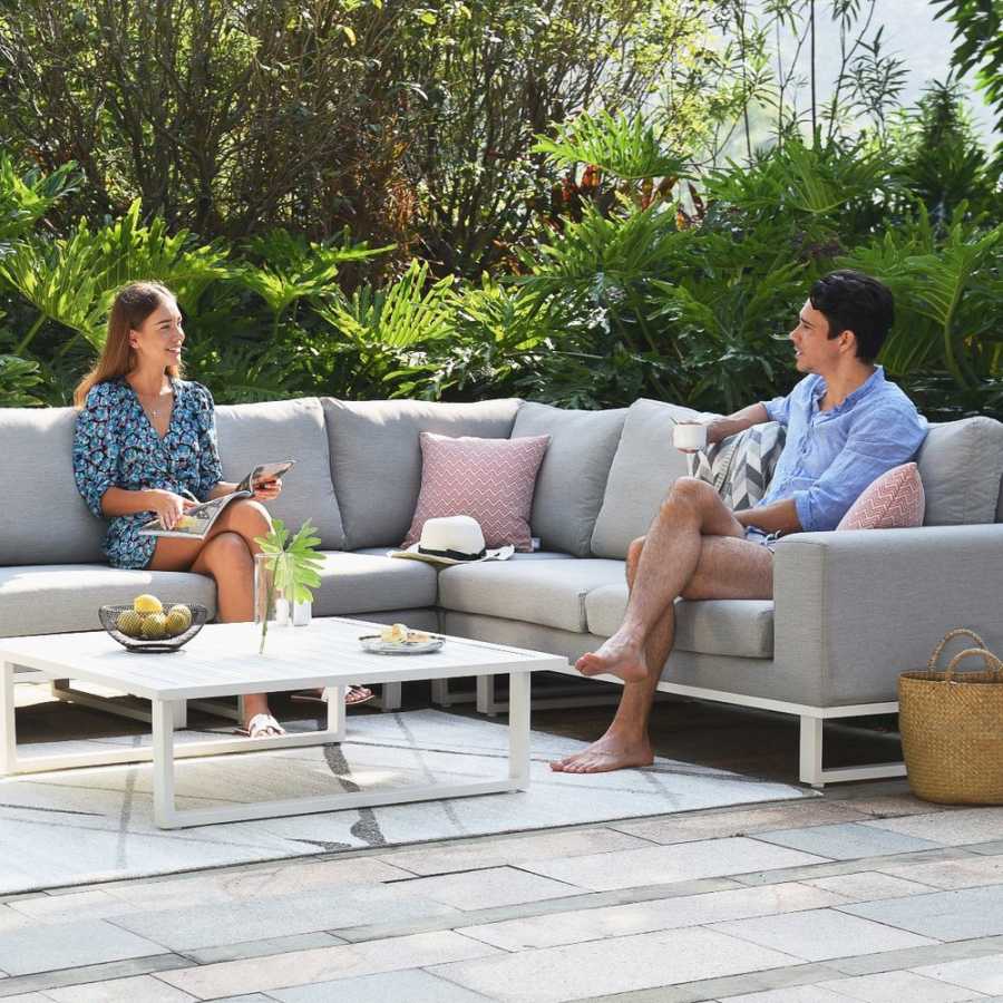 Maze Ethos 5 Seater Outdoor Corner Sofa Set - Lead Chine