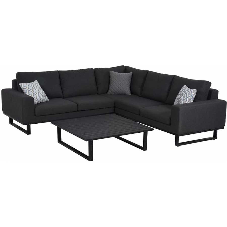 Maze Ethos 5 Seater Outdoor Corner Sofa Set - Charcoal