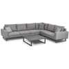 Maze Ethos 6 Seater Outdoor Corner Sofa Set - Flanelle