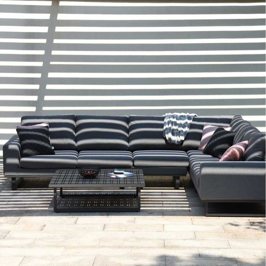 Maze Ethos 6 Seater Outdoor Corner Sofa Set - Flanelle