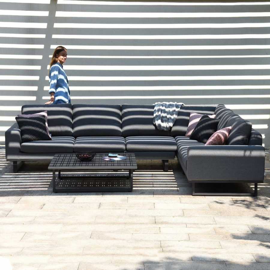 Maze Ethos 6 Seater Outdoor Corner Sofa Set - Flanelle