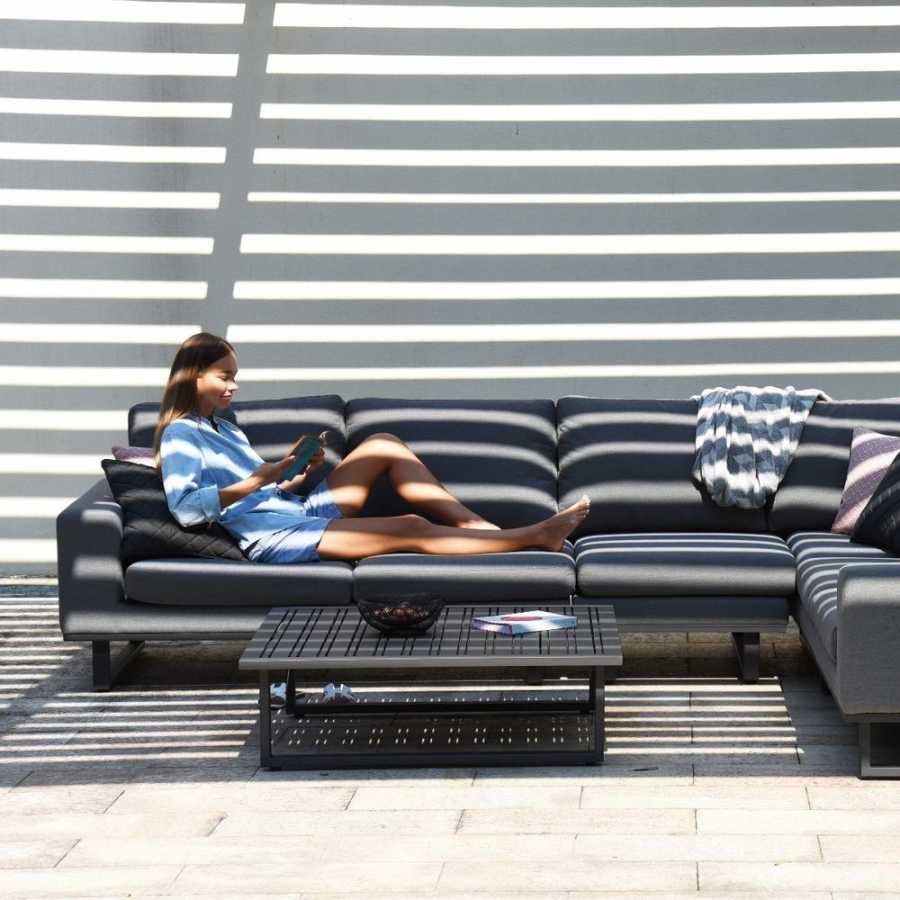 Maze Ethos 6 Seater Outdoor Corner Sofa Set - Flanelle