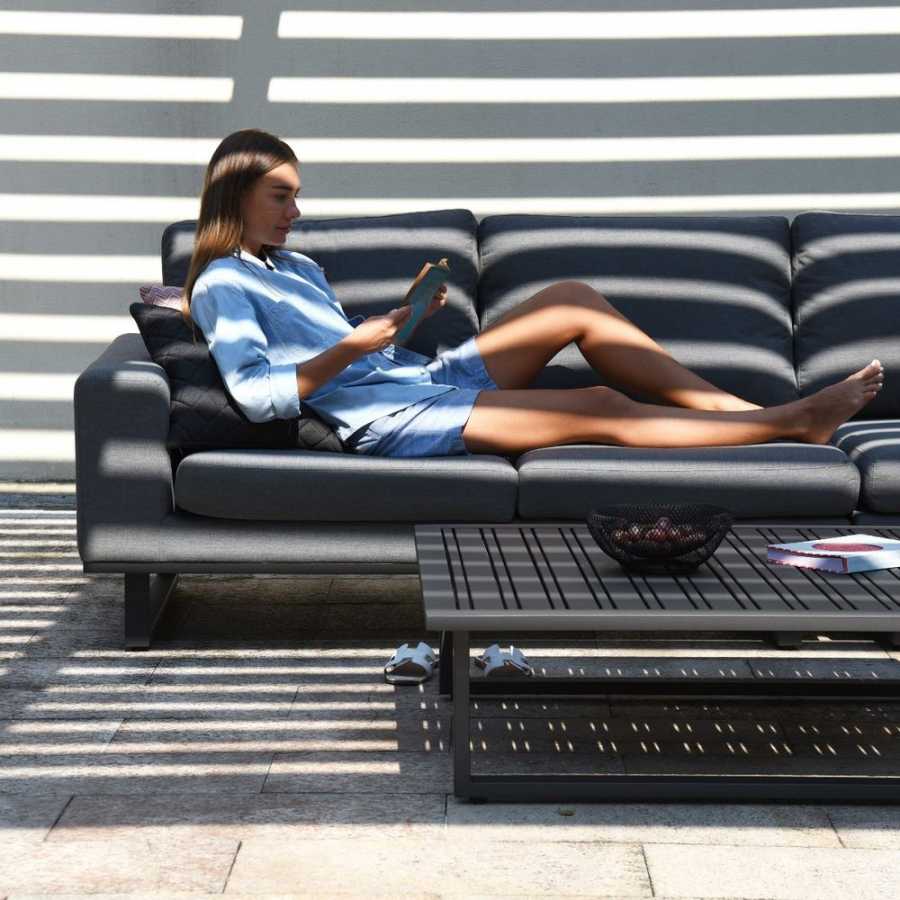 Maze Ethos 6 Seater Outdoor Corner Sofa Set - Flanelle