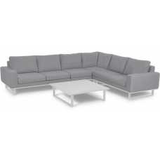 Maze Ethos 6 Seater Outdoor Corner Sofa Set - Lead Chine