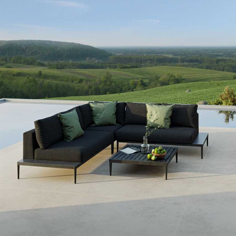 Maze Eve Outdoor Corner Sofa Set - Charcoal