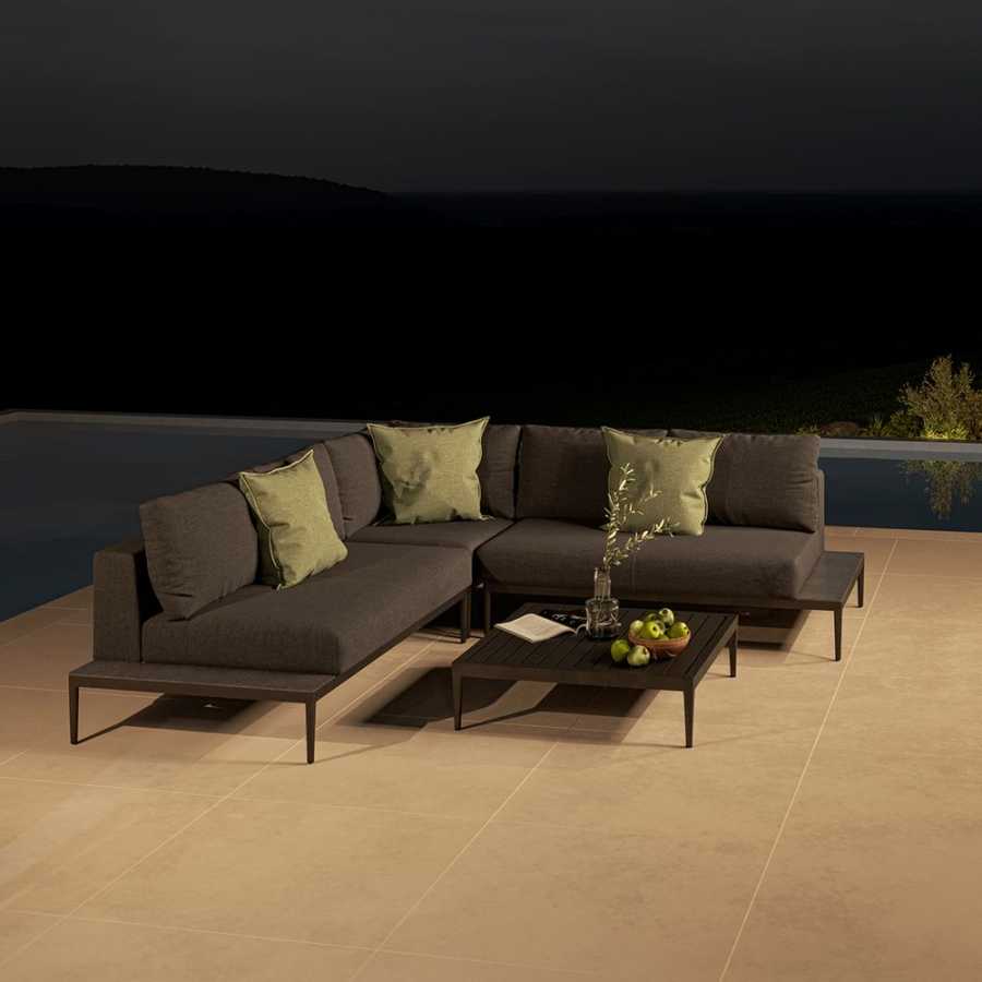 Maze Eve Outdoor Corner Sofa Set - Charcoal