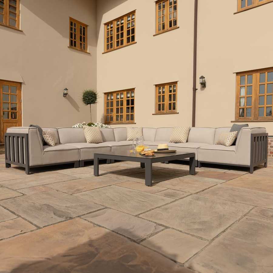 Maze Ibiza 7 Seater Outdoor Corner Sofa Set