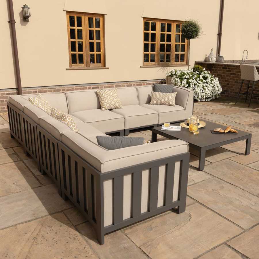 Maze Ibiza 7 Seater Outdoor Corner Sofa Set