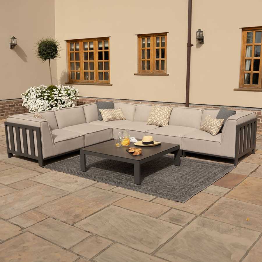 Maze Ibiza 6 Seater Outdoor Corner Sofa Set