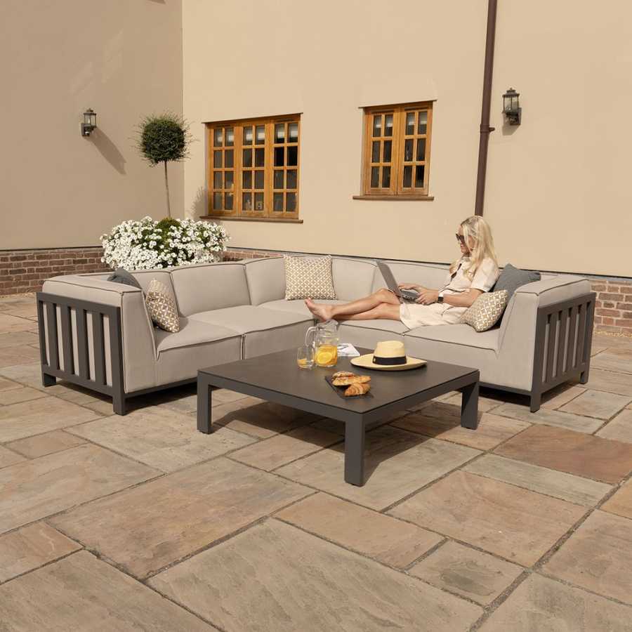 Maze Ibiza 5 Seater Outdoor Corner Sofa Set