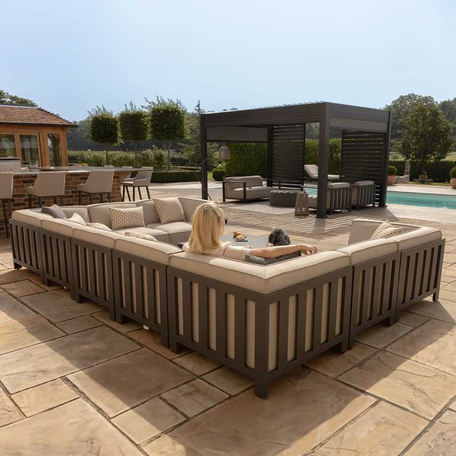 Maze Ibiza U-Shaped Outdoor Corner Sofa Set