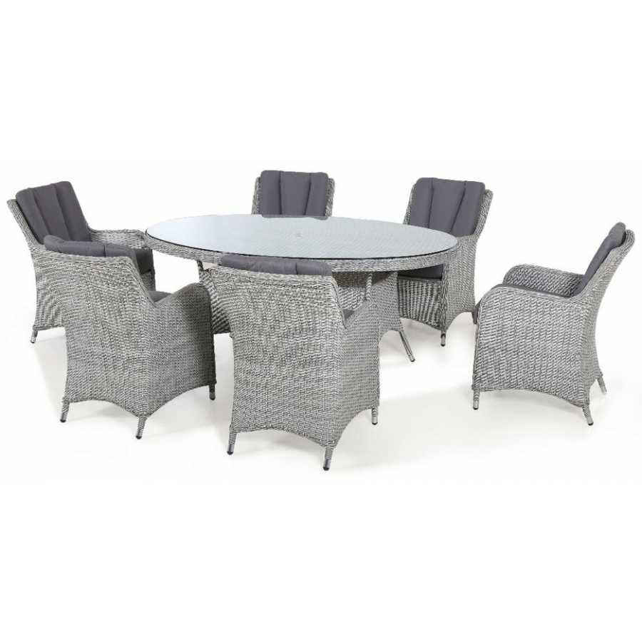 Maze Ascot Oval 6 Seater Outdoor Dining Set