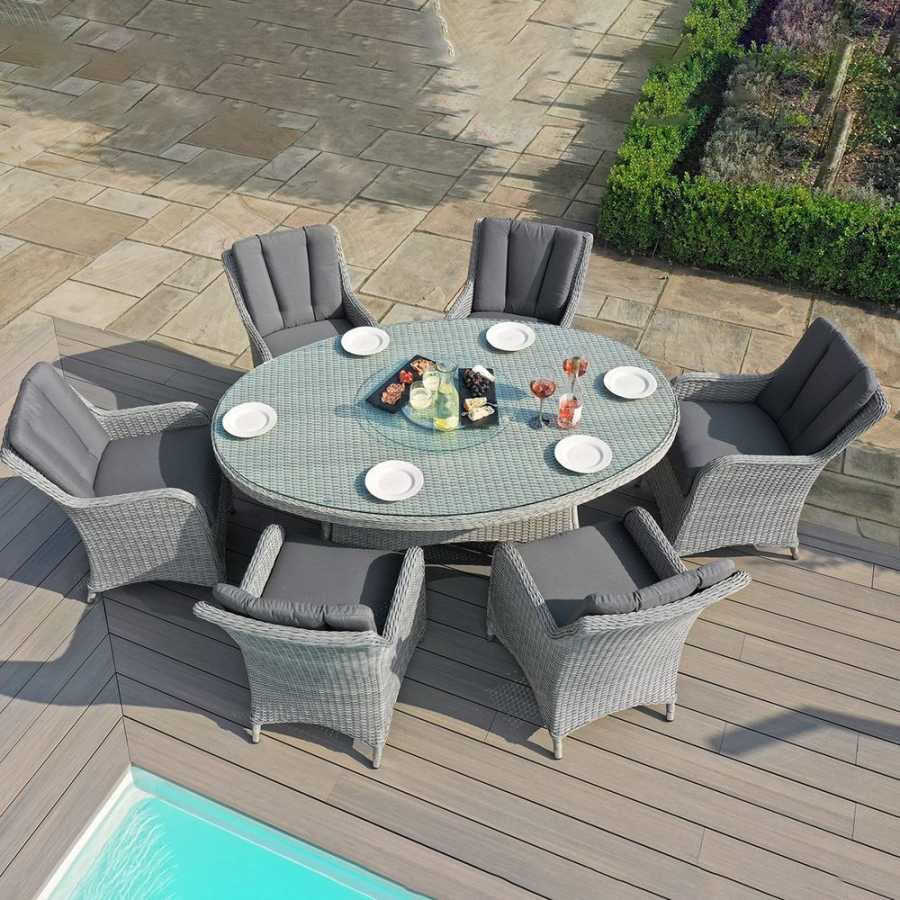 Maze Ascot Oval 6 Seater Outdoor Dining Set