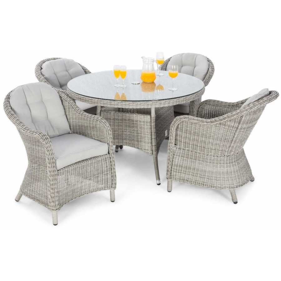 Maze Oxford Heritage 4 Seater Outdoor Dining Set