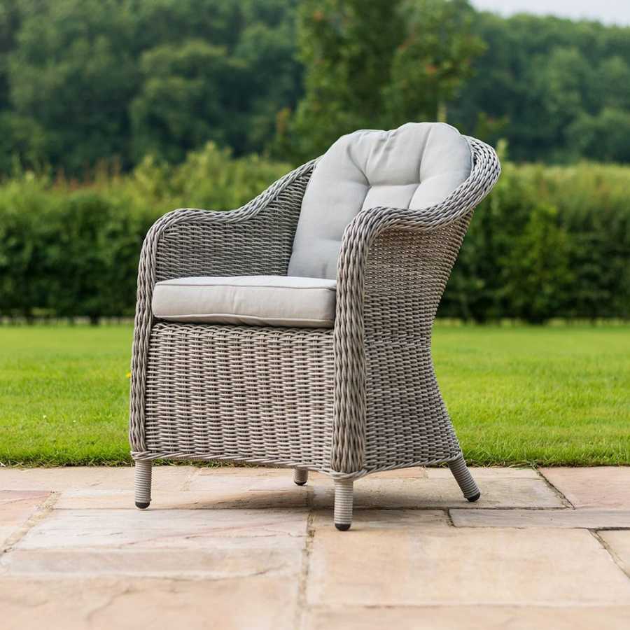 Maze Oxford Heritage Round 6 Seater Outdoor Dining Set With Ice Bucket Table And Lazy Susan