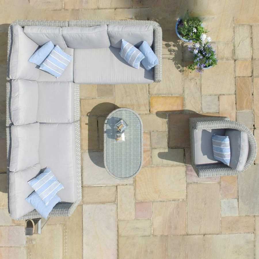 Maze Oxford 7 Seater Outdoor Corner Sofa Set