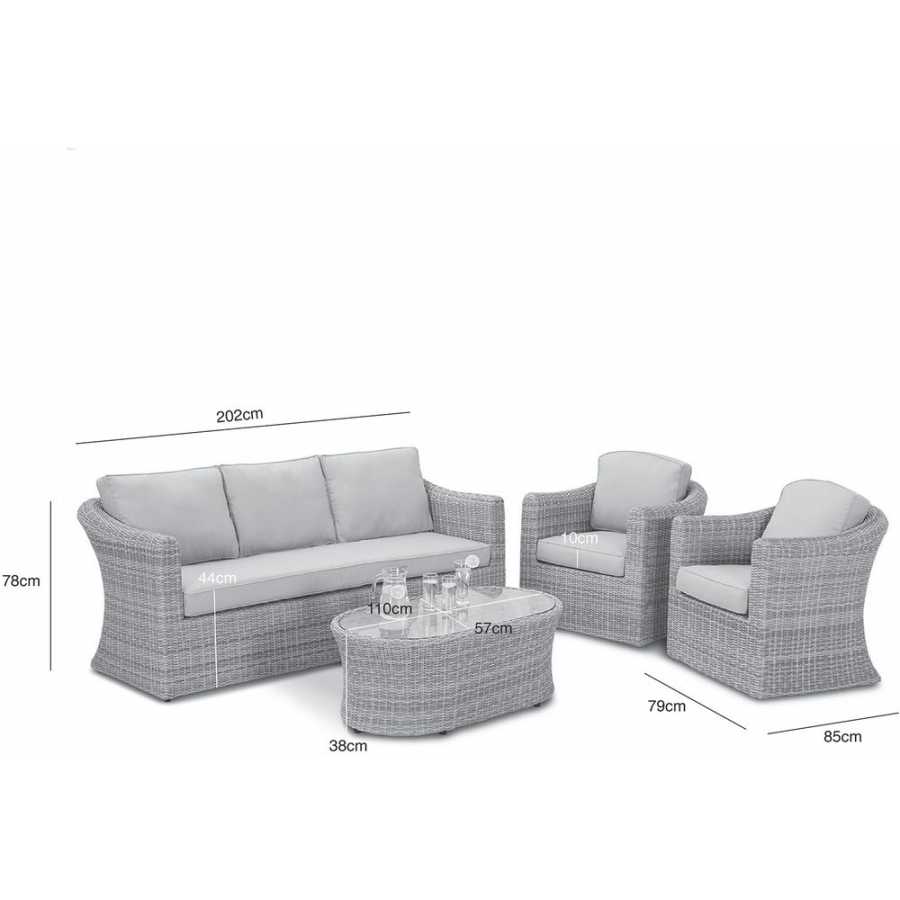 Maze Oxford 5 Seater Outdoor Sofa Set