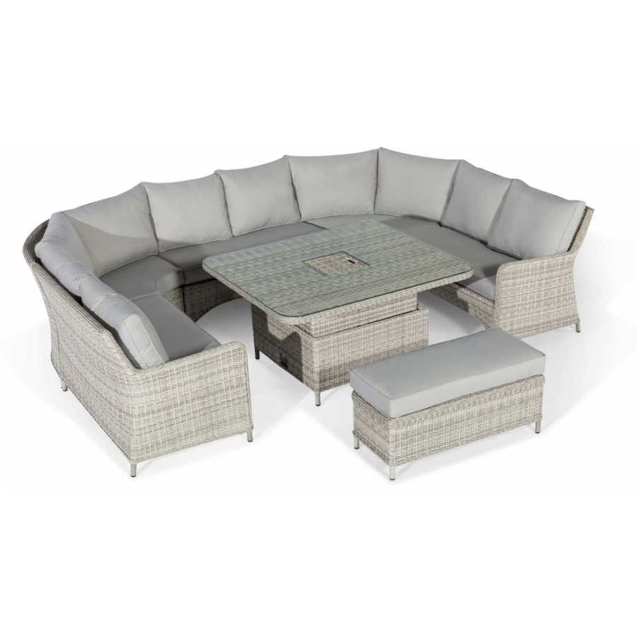Maze Oxford Outdoor Sofa Set With Rising Table