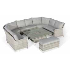 Maze Oxford Outdoor Sofa Set With Rising Table