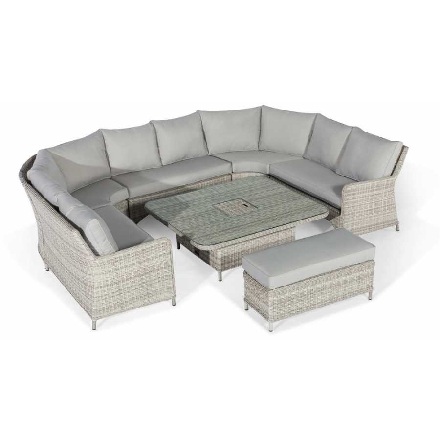 Maze Oxford Outdoor Sofa Set With Rising Table