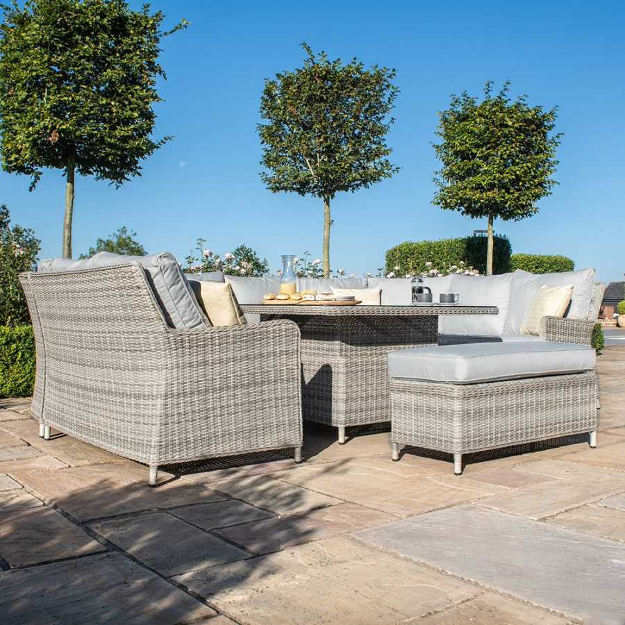 Maze Oxford Outdoor Sofa Set With Rising Table