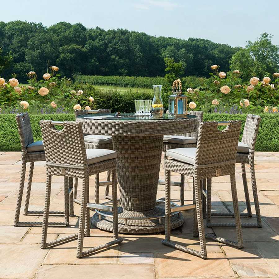 Maze Oxford Outdoor Bar Set With Ice Bucket Table