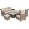 Maze Winchester Outdoor Sofa Set With Rising Ice Bucket Table