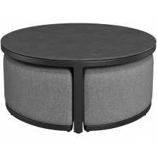 Maze Ibiza Outdoor Coffee Table With Footstools - Flanelle