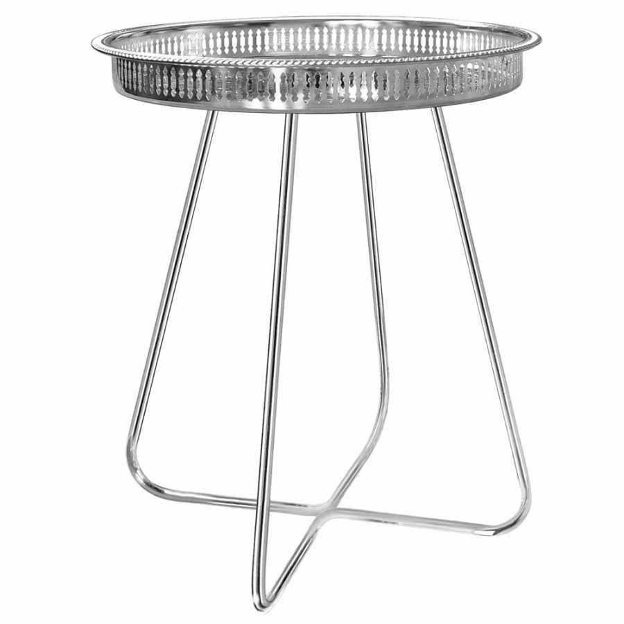 Mineheart New Casablanca Side Tables - Set of 3 - Silver - Small