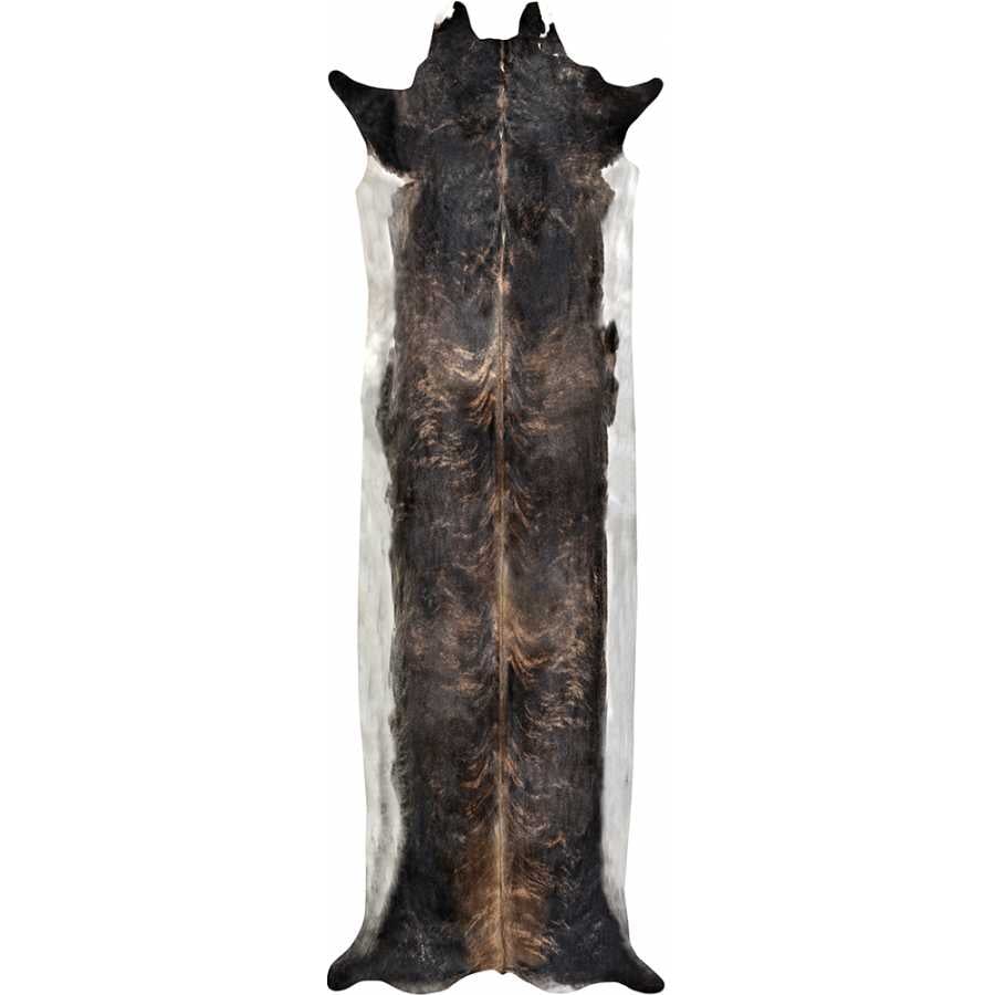 Mineheart Super Long Stretched Cowhide Rugs - Natural Brown
