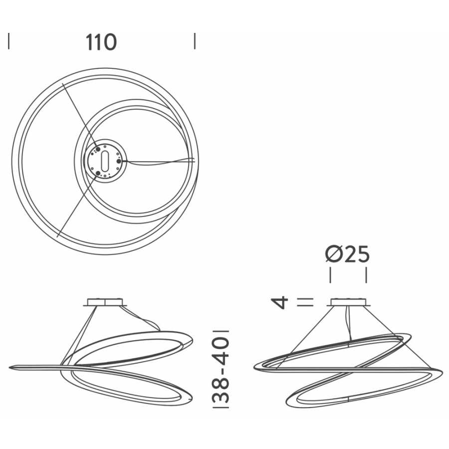 Nemo Lighting Kepler Uplight - White