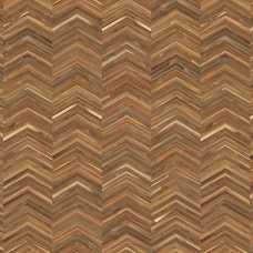 NLXL Timber Strips Teak On Teak Chevron TIM-06 Wallpaper