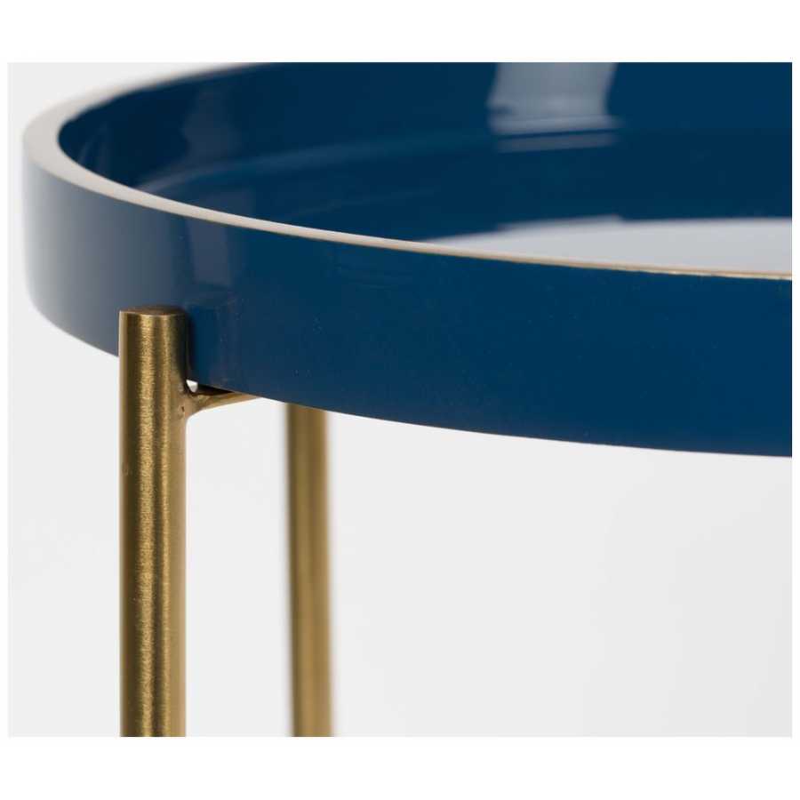 Naken Interiors Celina Side Table - Dark Blue