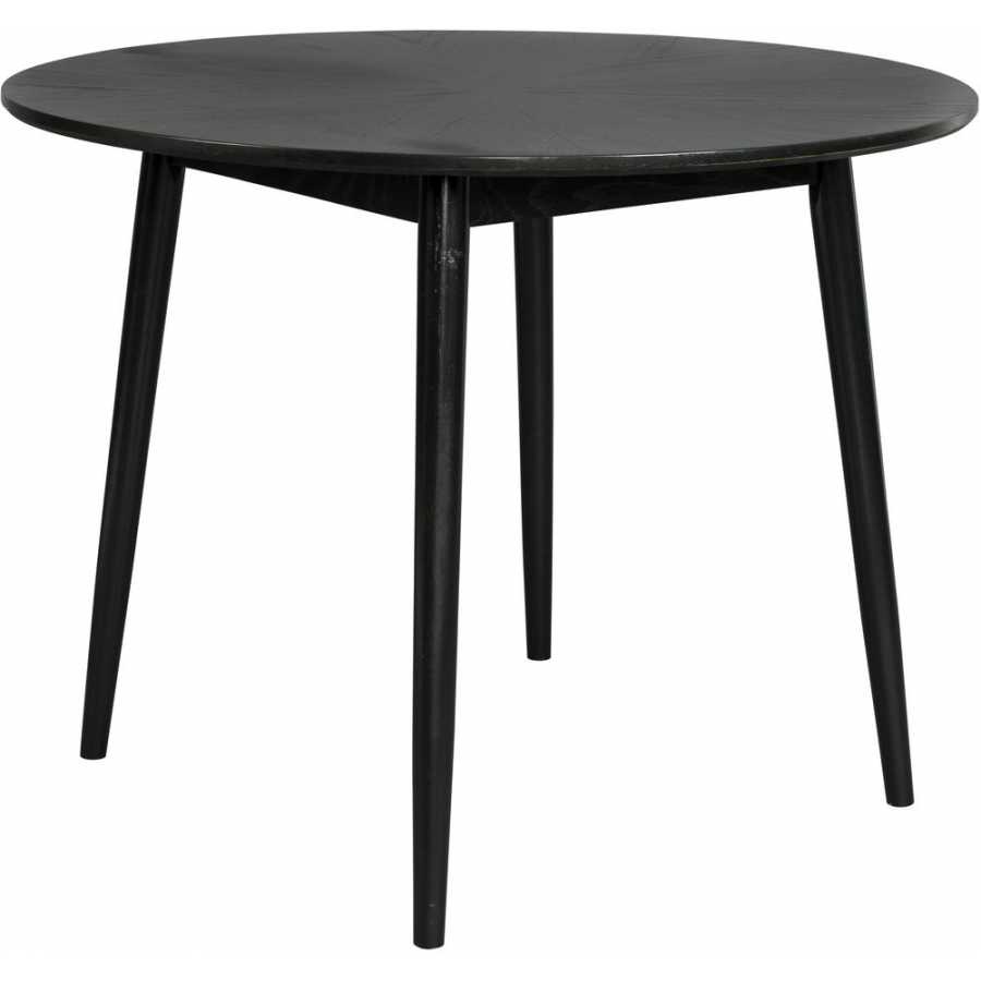 Naken Interiors Fabio Round Dining Table - Black - Large