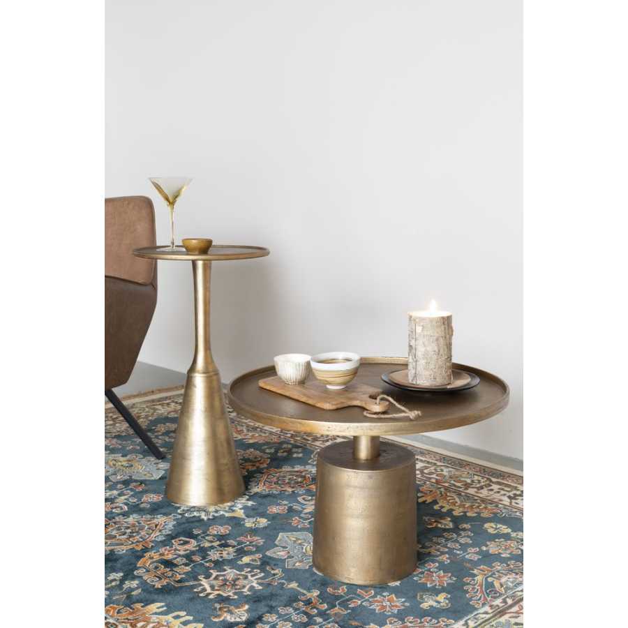 Naken Interiors Mason Coffee Table - Antique Brass