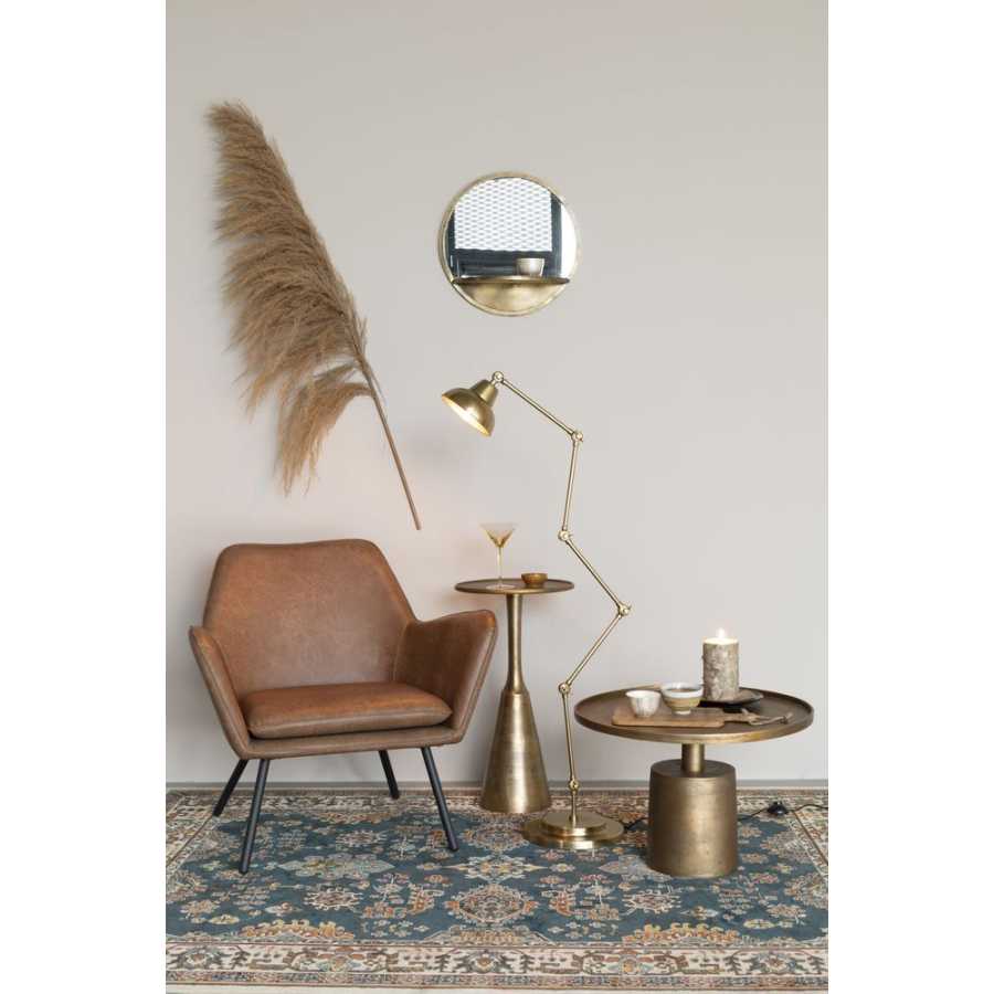 Naken Interiors Xavi Floor Lamp - Brass
