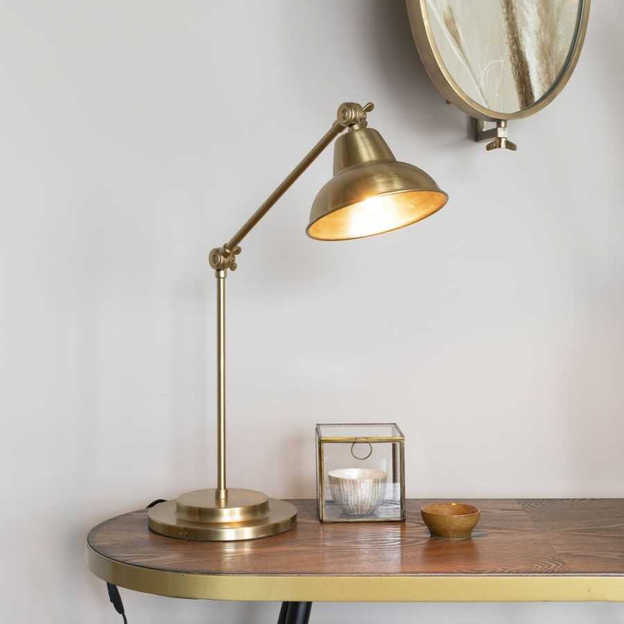 Naken Interiors Xavi Table Lamp - Brass