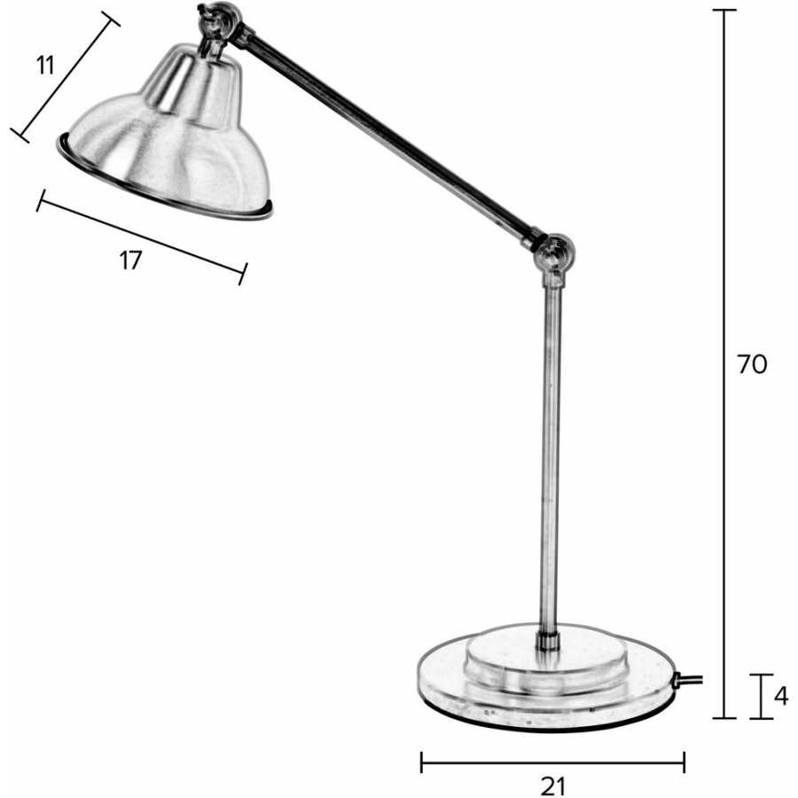 Naken Interiors Xavi Table Lamp - Black