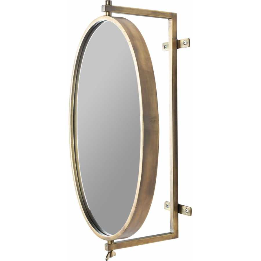Naken Interiors Lara Wall Mirror - Brass