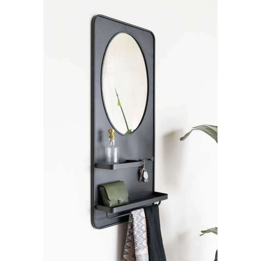 Naken Interiors Pascal Wall Mirror With Shelf - Large