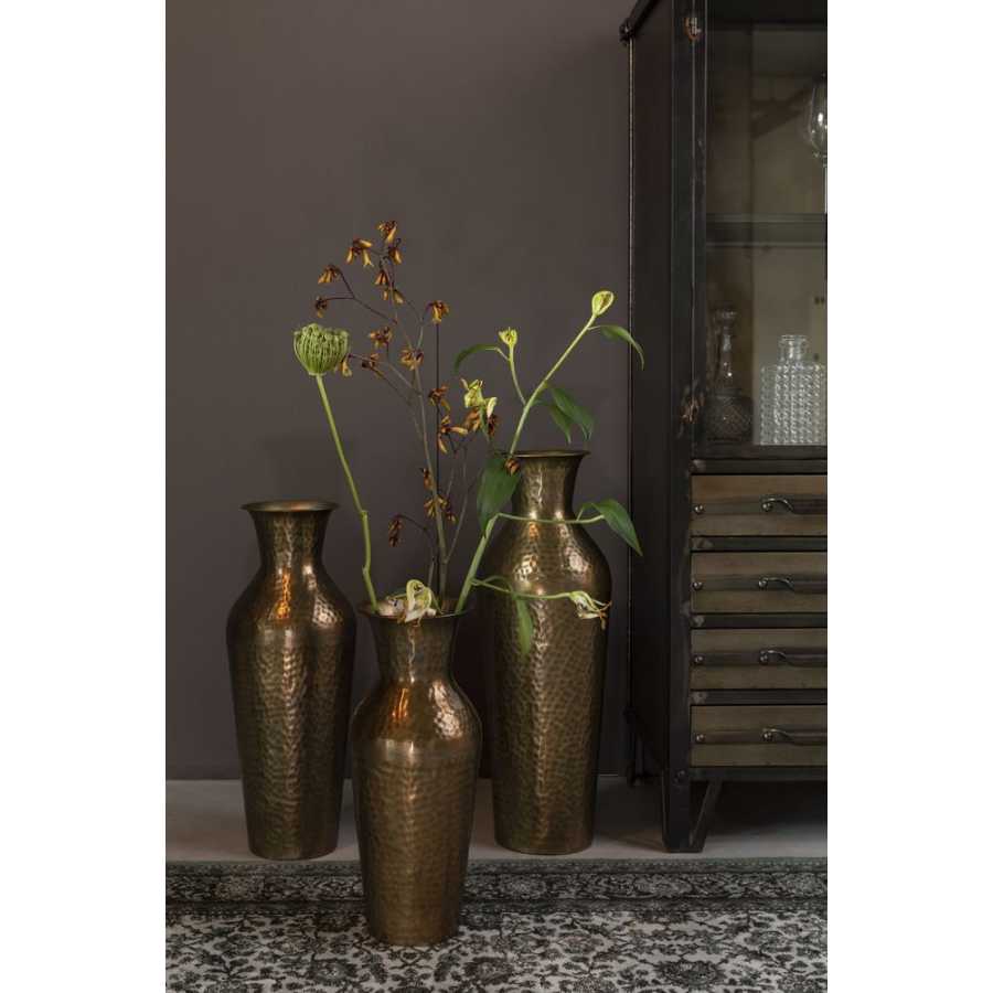 Naken Interiors Dunja Vase - Antique Brass