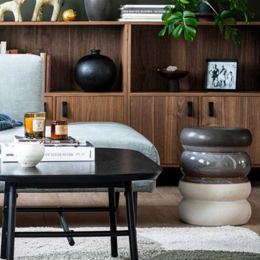 Naken Interiors Bulb Side Table - Grey