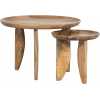 Naken Interiors High Heels Side Tables - Set of 2 - Natural