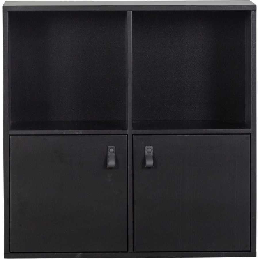 Naken Interiors Lower Case Four Mixed Modular Cabinet - Deep Black